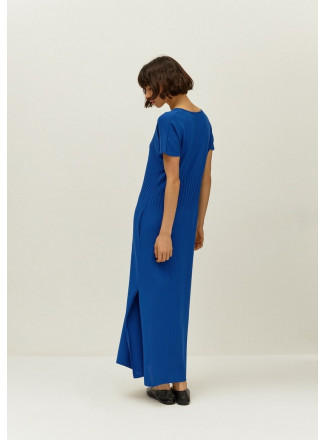 Ultramarine V-neck Long Dress