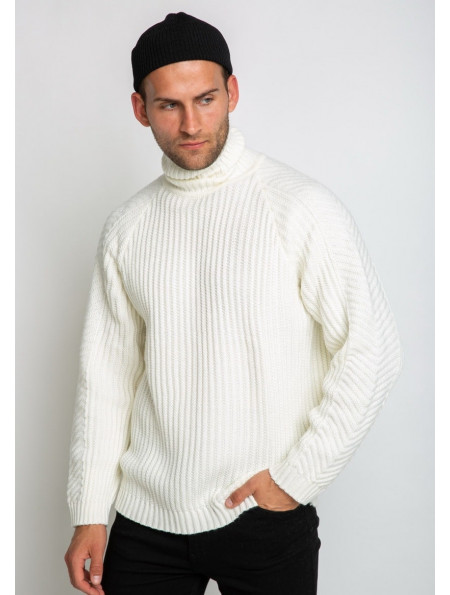 Man's Off-white Sweater