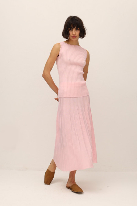 Pink Classic Viscose Top